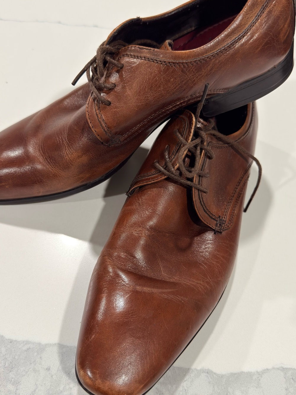 Brown Leather Men’s Dress Shoes